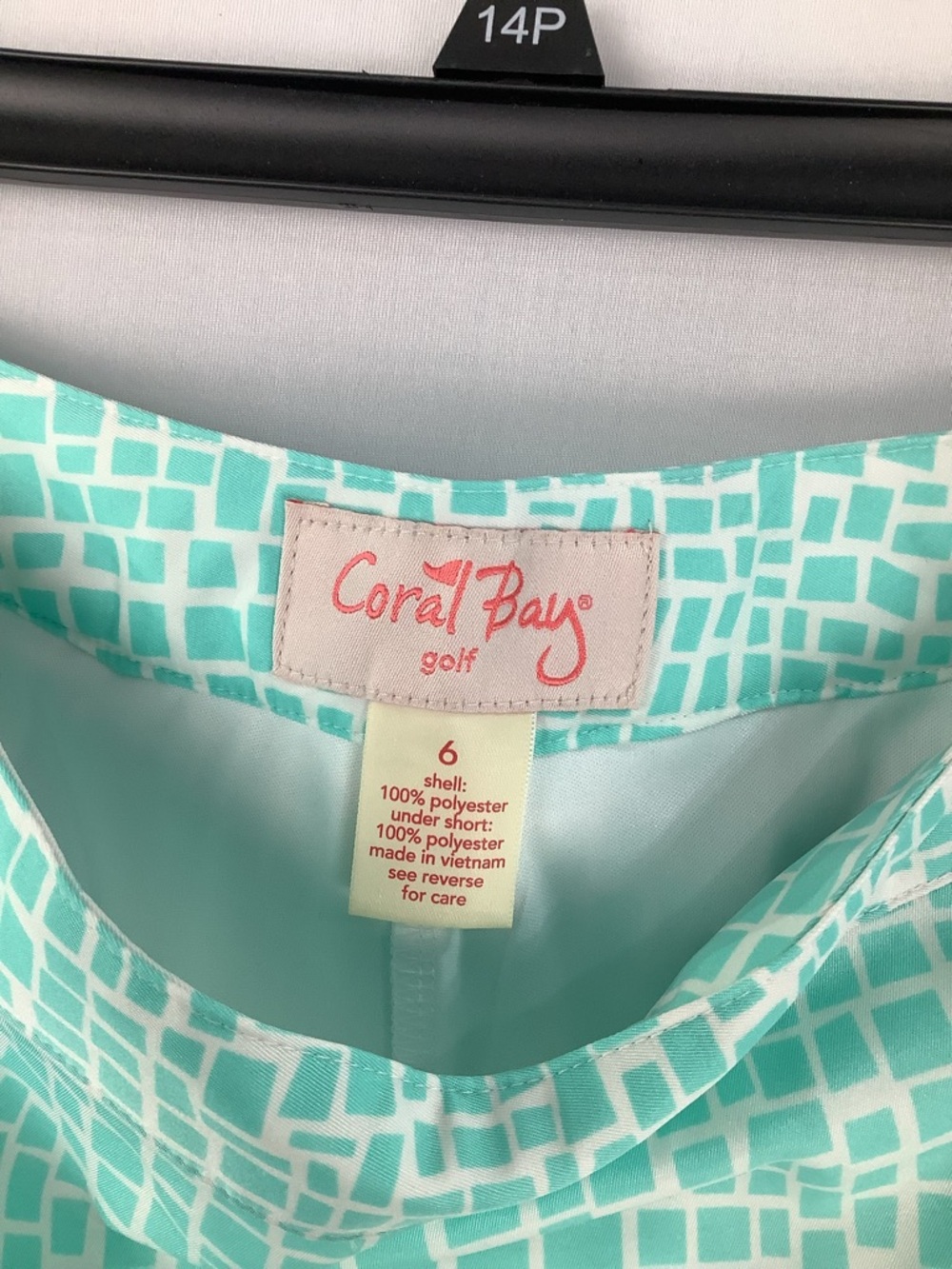 Coral Bay Golf Women's Athletic Skort Skirt Tennis Pickleball size 6 - Picture 5 of 5